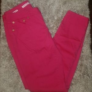 Mossimo Supply size 9 fit 6 Skinny Pink Jeans EUC